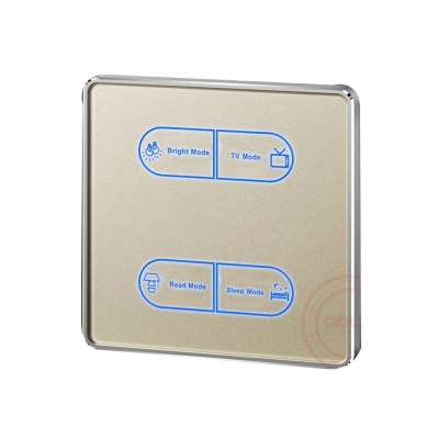 OEM EU/US/AU glass panel wireless smart touch switch